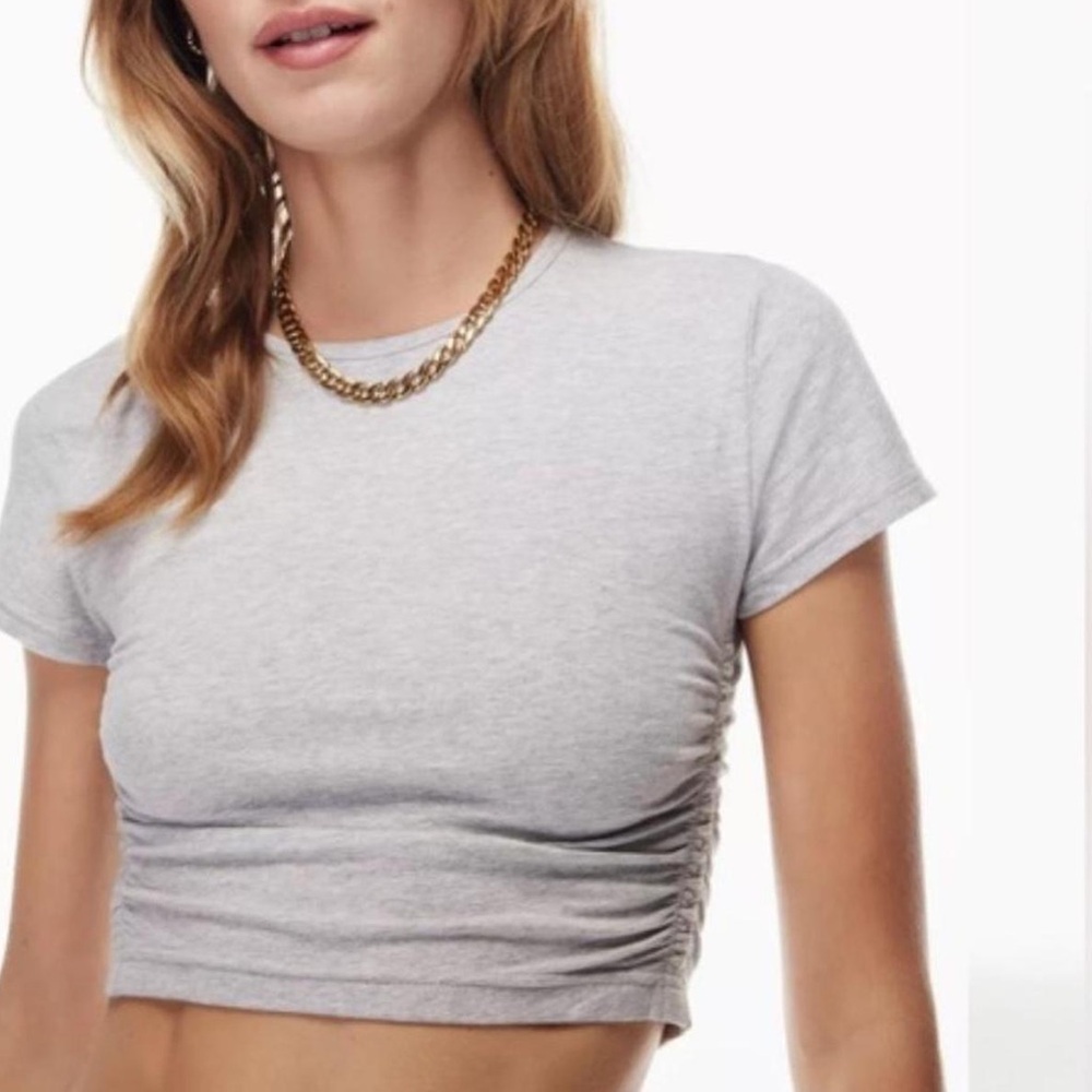 aritzia tna malibu cropped t shirt